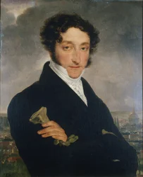 作家シャルル・ノディエの肖像 1780-1877年 1830年頃