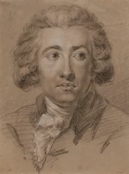 作曲家André Ernest Modeste Grétry 1741-1813（18世紀後半）の肖像。