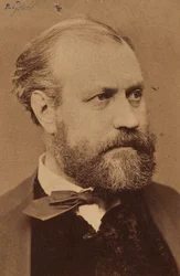 作曲家シャルル・グノーの肖像、1818～1893年頃。 1870年。