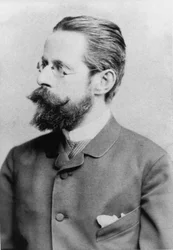 作曲家ハインリッヒフォンヘルツォーゲンベルク1843-1900の肖像、c。 1880