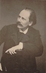 作曲家ジュール・マスネの肖像画（1842～1912年）。