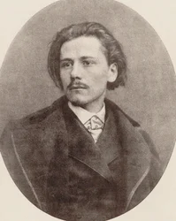 作曲家ジュール・マスネの肖像 1842～1912年、1880年。