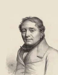 オペラ歌手ルイ・アントワーヌ・エレオノール・ポンシャールの肖像 1787-1866、1845年。
