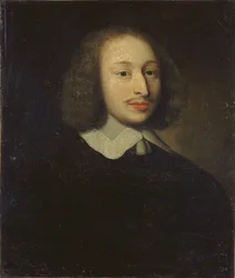 哲学者ブレーズ・パスカルの肖像 1623～1662年、c. 1650年。