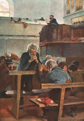 祈りの原始メソジスト、c1889、c1902。
