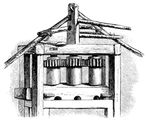 プリミティブシュガーミル、サントドミンゴ、1873