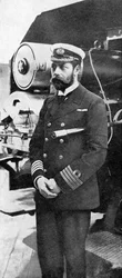イギリス海軍の船長としてのジョージ王子、c1900s-c1920s 1936