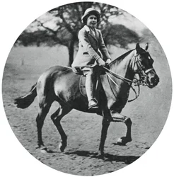 エリザベス王女の乗馬、ウィンザーグレートパーク、1935年、1937年