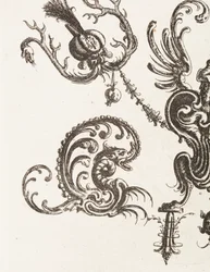 印刷、プレート48、NeüwGrotteßkenBuch（New Grotesque Book）、1610年