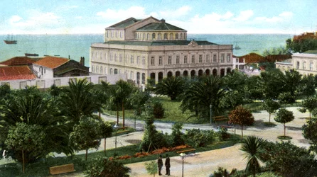 公共の庭園と劇場、マデイラ、1905