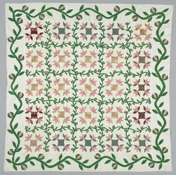 キルトカバー、c。 1857。