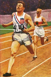 レイバルブーティとヘルマンエンゲルハルト、4 x 400mリレー、1928年。