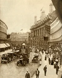 リージェントストリート、ロンドン、1912年、1935年。
