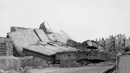 Uボートペンの遺跡、キール、ドイツ、c1945-c1965