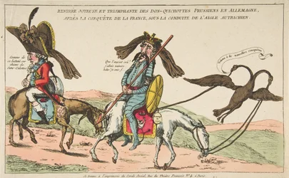 征服後のプロイセンのドン・キホーテスのドイツへの喜びと勝利の帰還1792年。