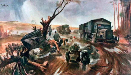 前線への道、ドイツの優れた組織、1941年