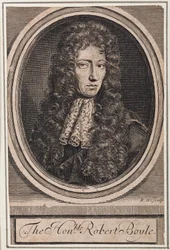 ロバート・ボイル、アイルランドの物理学者・化学者、1680年頃