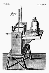Robert Boyles 2番目の空気ポンプ、c1660 1725