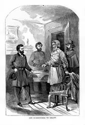 1872年4月9日、ロバートEリーがユリシーズSグラントに降伏