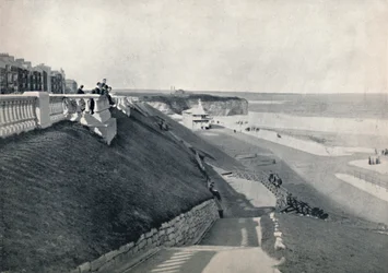 ロッカー-テラスからのビーチ、1895