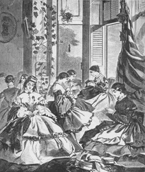 戦争における女性の役割、1861、1938