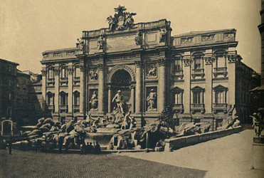 ローマ-トレビの泉、1910
