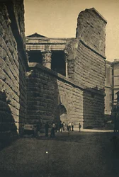 ローマ-アウグストゥスのフォーラムの壁、1910