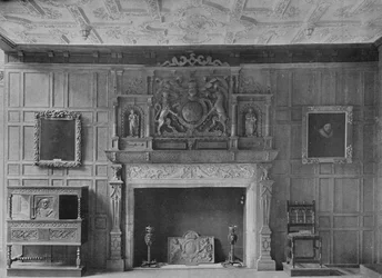 ブロムリーバイボウの旧宮殿の部屋、1908年