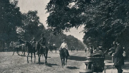 Rotten Row、ハイドパーク、c1900