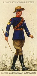 オーストラリア王立砲兵、1936年。