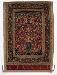 ロイヤルラウンドテントは、1つのパネルB、1834-1848を備えたムハンマドシャー壁パネル用に作られました。