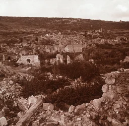 遺跡、アニジールシャトー、フランス北部、c1914-c1918
