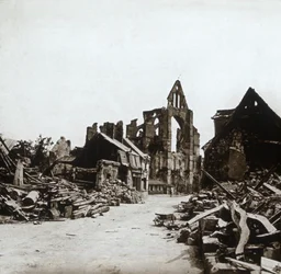 遺跡、フランス北部、クラオンヌ、c1914-c1918