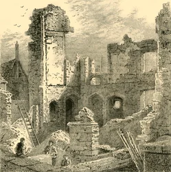セントクレア修道院の遺跡、c1872。