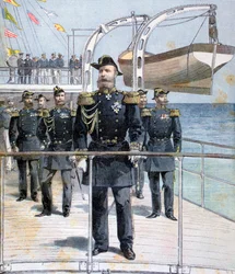 巡洋艦ニコラス1世、1893年にロシアのアヴェラン提督