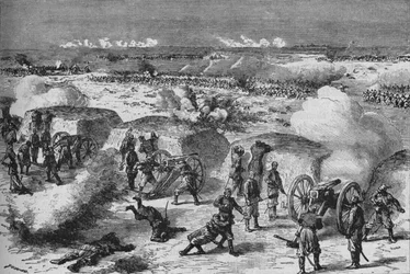 トルコのリダウトに対するロシアの攻撃、1902