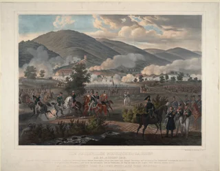 1813年8月29日、1813年頃のクルムの戦いでのロシアのライフガード連隊