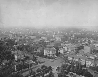 国会議事堂のドーム、c1897からのサクラメント、カリフォルニア。