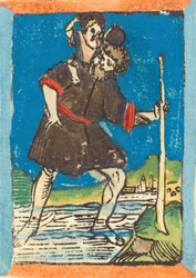 聖クリストファー、c。 1480年。