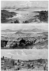 1848年、1858年11月、19世紀末、1901年のサンフランシスコ