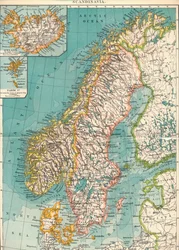 スカンジナビア、c1906、1907