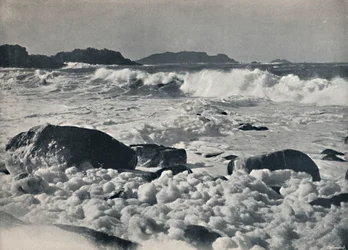 シリー諸島-ヘルベイ、ブライア島、1895