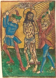 キリストのむち打ち、c。 1490年。
