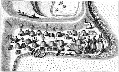 ロシアのラップランドでの居住、1594