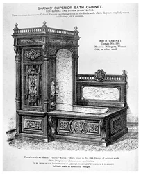 シャンクススーペリアバスキャビネット、c1880 1956