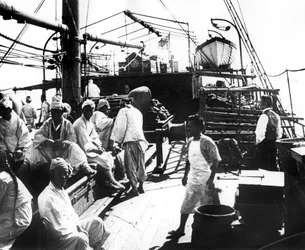 船、上海、中国、1900