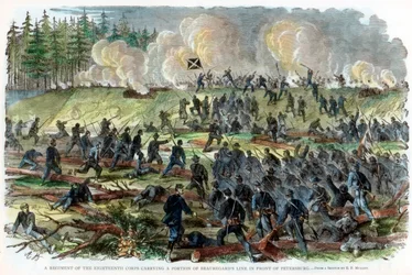 ピーターズバーグ包囲戦、バージニア州、南北戦争、c1864-c1865