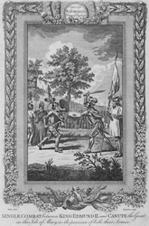 1787年、エドマンド2世とアブニー島のカヌー大王の間の単一戦闘、1787年