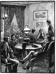 YMCAのリビングルーム、エクセターホール、ロンドン、1887