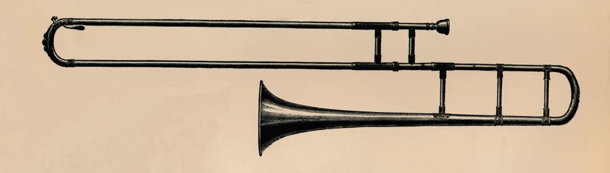 スライドトロンボーン、1895年。